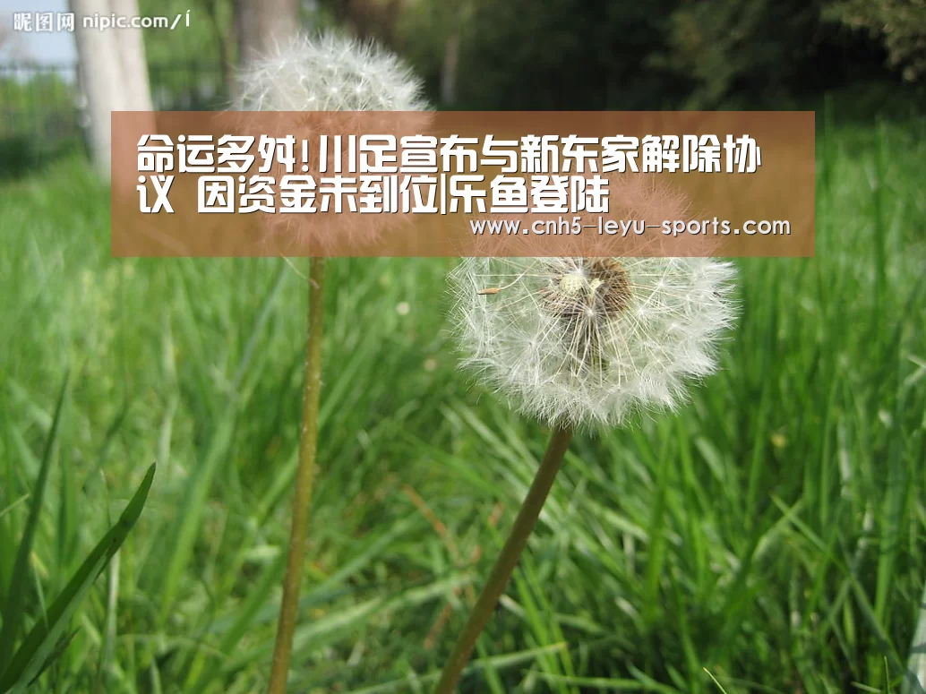 命运多舛!川足宣布与新东家解除协议 因资金未到位|乐鱼登陆(图1) 乐鱼app